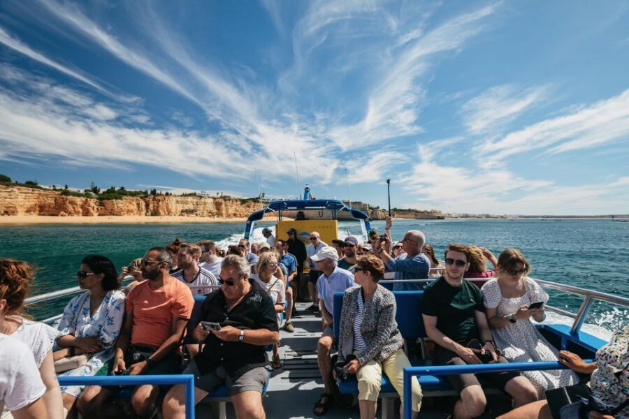 Albufeira: 2.5-Hour Benagil Caves & Dolphin Watching - Swim Stop Reality: Bring a Towel, but Respect the Sea