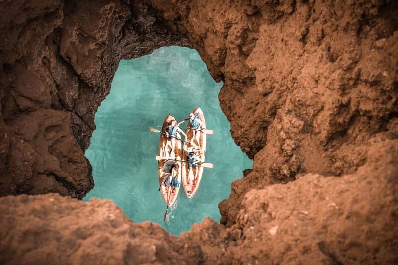 Albufeira: Hidden Beaches & Cliffs Guided Kayak Cave Tour - Key things that make this kayak tour worth your time