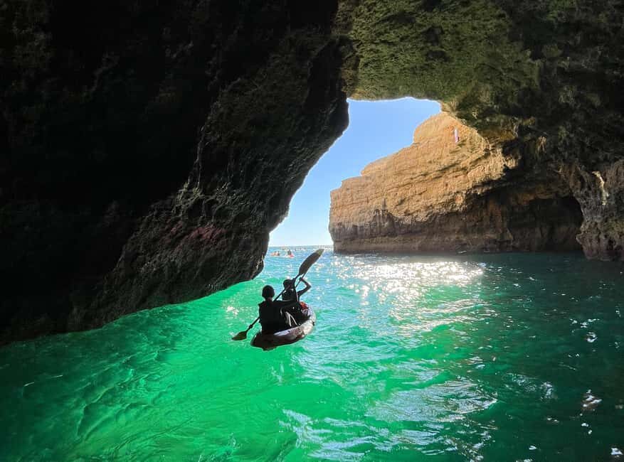 Albufeira: Hidden Beaches & Cliffs Guided Kayak Cave Tour - Why kayaking Albufeira’s cliffs feels so different
