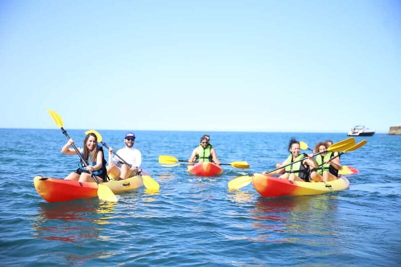 Albufeira: Hidden Beaches & Cliffs Guided Kayak Cave Tour - The sea caves: the main attraction, and how to enjoy them