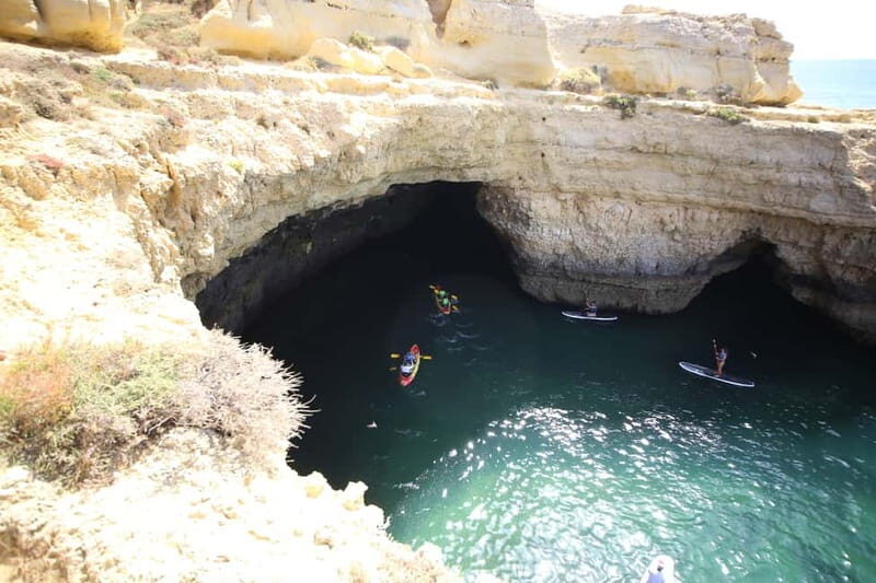 Albufeira: Hidden Beaches & Cliffs Guided Kayak Cave Tour - Photos and memories: you don’t have to be the cameraman