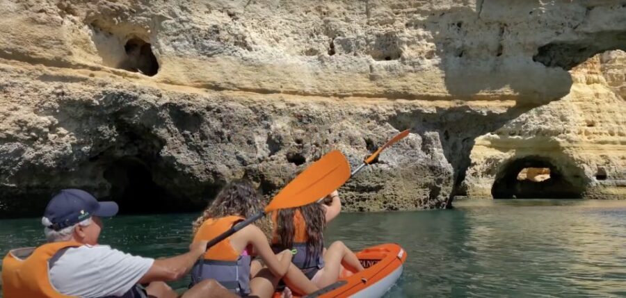 Benagil: Caves, Coves & Secret Beaches Guided Kayaking Tour - Secret stops and hidden coves: the value of reaching places by kayak