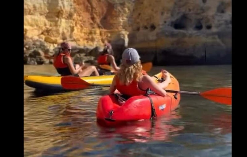 Benagil: Guided Kayak Tour inside caves and Praia da Marinha - Benagil guided sections: where the “wow” turns into skills