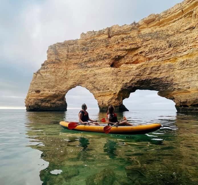 Benagil: Guided Kayak Tour inside caves and Praia da Marinha - Benagil Sea Cave: famous for a reason, but best approached calmly