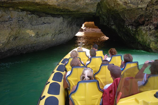 Caves and Dolphin Watching Cruise from Albufeira - The boat, group size, and how to stay comfortable