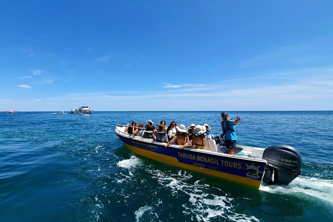 Express Tour - Benagil Cave - The ride out: small boat energy and real sea conditions