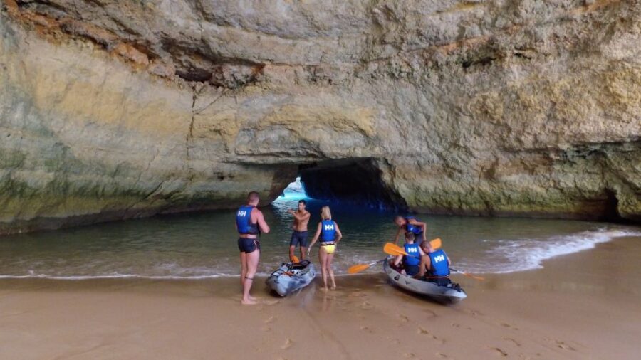 From Albufeira: Benagil Hidden Caves Tour by Kayak - The part you’ll remember: the swim and the time back on board