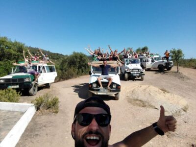 From Albufeira: Half-Day Algarve Jeep Safari - Orange Groves and Farm Tastings: the smell-and-sip part of the trip
