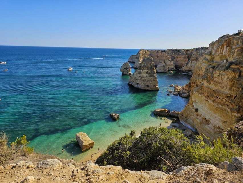 From Faro: The Original Benagil Cave, Marinha & More Tour - Praia da Marinha and the Seven Hanging Valleys: the hike that turns into your best memories