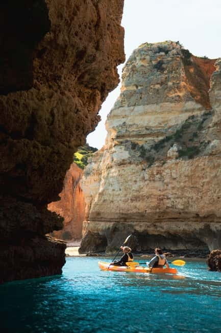 From Lagos: Ponta da Piedade Caves Kayak Tour from Catamaran - Swim time, the onboard slide, and why the second half is worth it