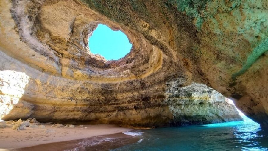 From Portimão: Algar de Benagil and Sea Caves Boat Tour - Benagil Sea Cave photo stop: getting the classic angle without the headache