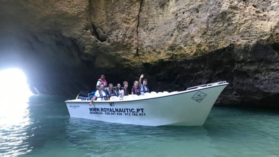 From Portimão: Algar de Benagil and Sea Caves Boat Tour - Praia da Marinha stop: what you’re really paying for after Benagil