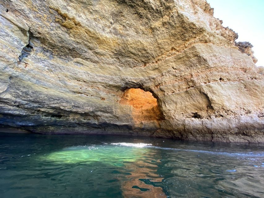 From Portimão: Algar de Benagil and Sea Caves Boat Tour - Price and value at $35 for a 2-hour cave-and-cliff tour