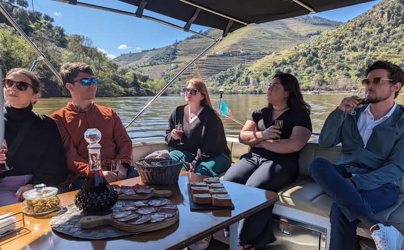 From Porto: Tastings at 2 Wineries, Chef's Lunch & Boat Tour - Private Douro Boat Cruise: quiet water, steady sipping, and real views