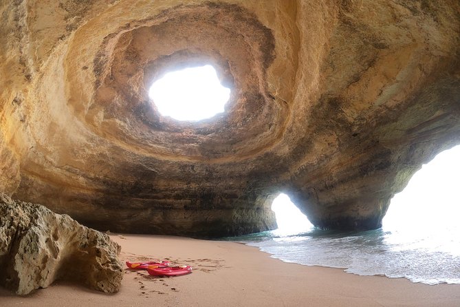 Kayak Benagil Cave with 1st kayak tour company - Praia da Corredoura and Cão Raivoso: Short Stops, Strong Payoff