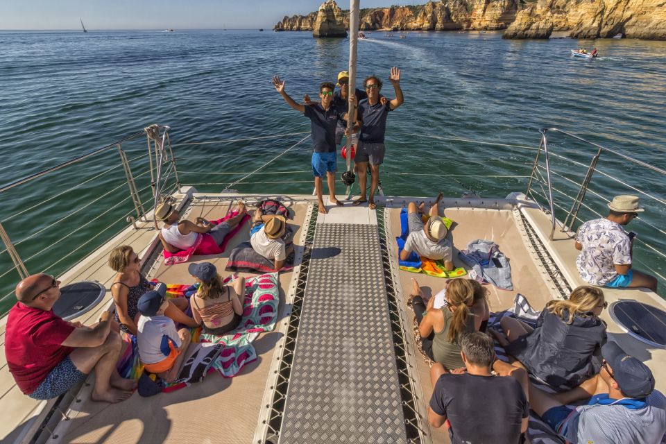 Lagos: Piedade Caves & Coastline - Catamaran - Praia da Luz Swim Stop: The Real Reason People Remember This Trip