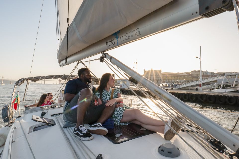 Lisbon: Daytime/Sunset/Night City Sailboat Tour with Drink - The waterfront route: Discoveries to Belém Tower to Jerónimos