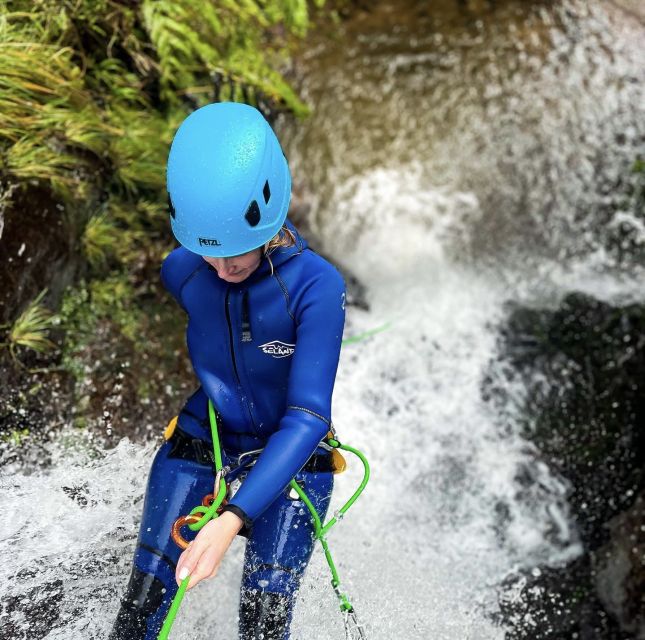 Madeira: Beginner Canyoning - Level 1 - Inside the canyon: slides, pool swims, rappels, and optional drops