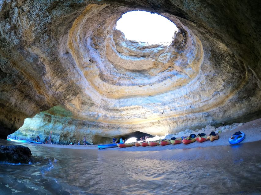 Portimão: Kayak Tour of Benagil Caves - Praia da Marinha swim break: a classic Algarve reset