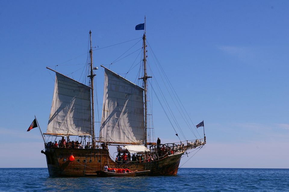 Portimão: Pirate Ship Cave Cruise - Dolphins, castles, and the Atlantic bonus moments