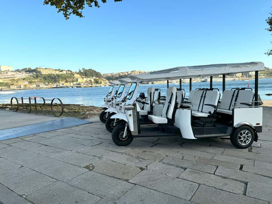 Porto: Guided Tuk Tuk Tour - The route: from medieval walls to Dom Luís Bridge and back