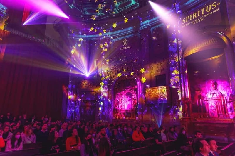 Porto: Spiritus Multimedia Show Entry Ticket - Seating and the best view: where you want to be