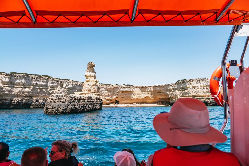 Vilamoura: Benagil Cave Boat Tour with Entry&Dolphin search - What the boat ride feels like: speed, comfort, and weather
