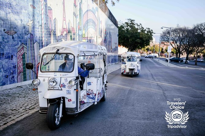 Welcome Lisbon Tour with Local Guide in Private Eco Tuk Tuk - Miradouro Nossa Senhora do Monte in Graça: the big sky moment